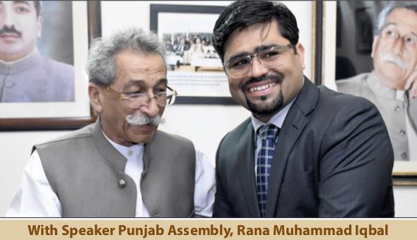 With Speaker Provincial Assembly Rana M. Iqbal Khan